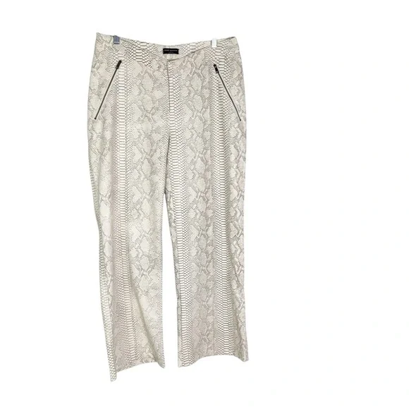 New Naked Wardrobe Snake V Waist Pant Faux Leather Size L - Picture 4 of 11